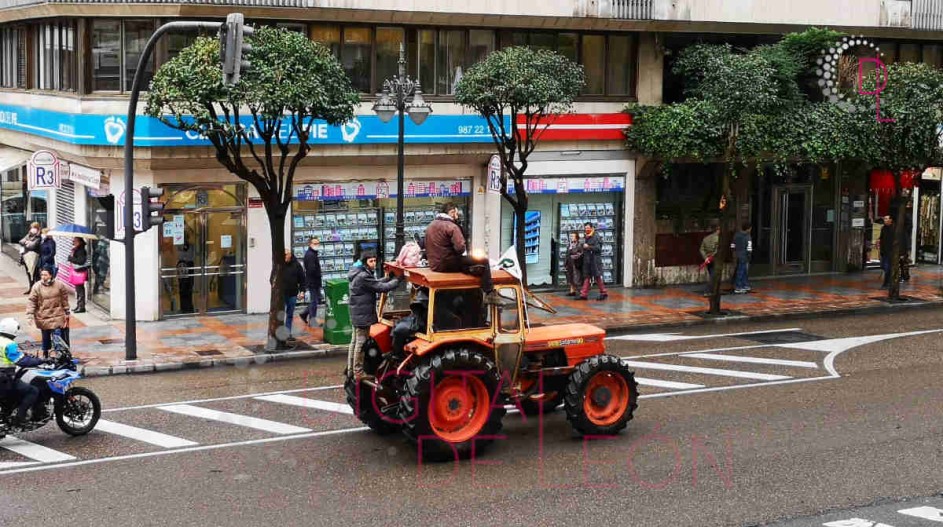 VIDEO| Manifestación de ganadores y agricultores de León al grito de libertad 3