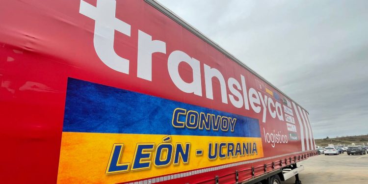 El convoy de León que manda 72 toneladas de ayuda a Ucrania - Digital de León