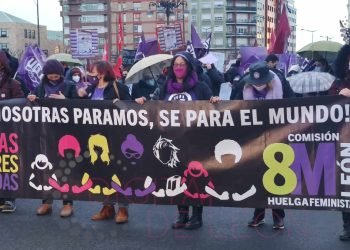 8M: Manifestación Día de la Mujer en León 1