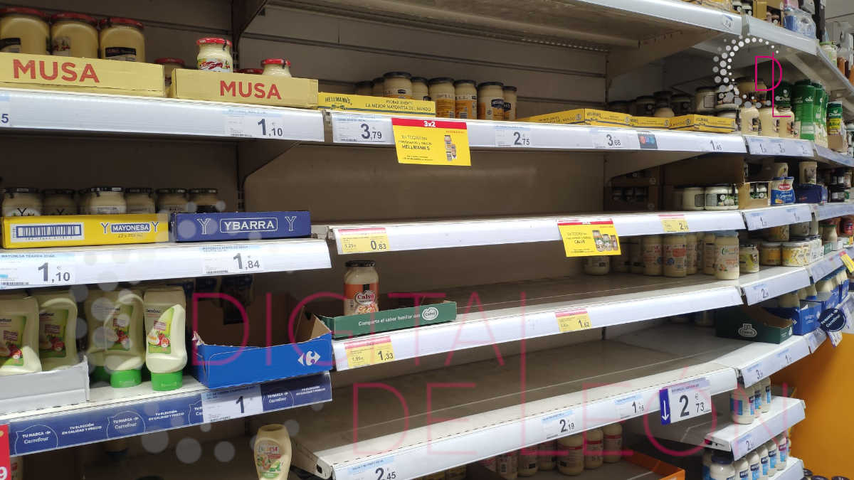 Escasez de productos en los supermercados de León 4