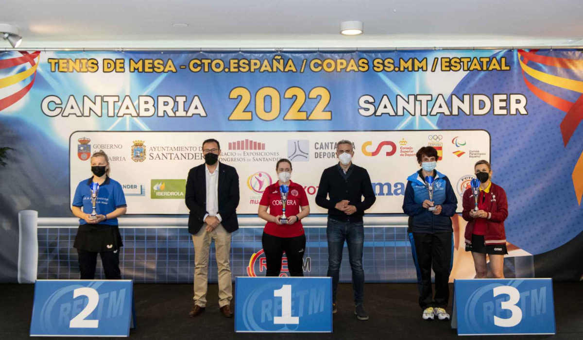 La leonesa Cristina Fernández se proclama campeona de España de tenis de mesa 1