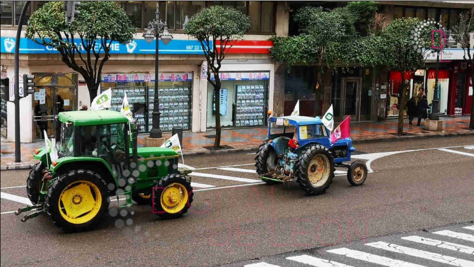 VIDEO| Manifestación de ganadores y agricultores de León al grito de libertad 2