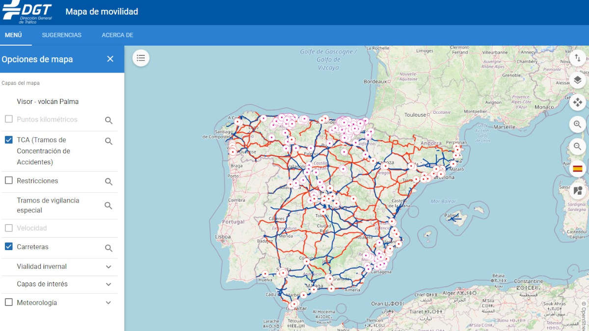 El mapa de la DGT para evitar atascos en Semana Santa 2