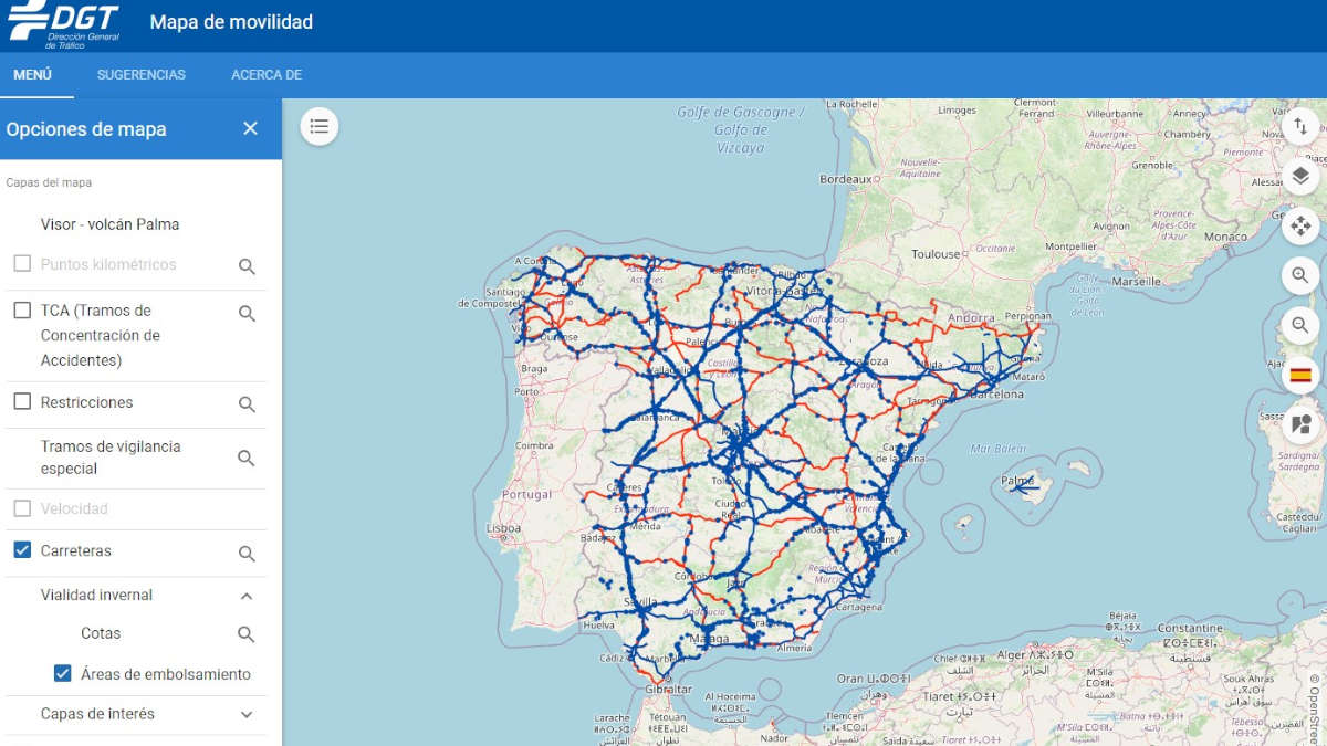 El mapa de la DGT para evitar atascos en Semana Santa 3