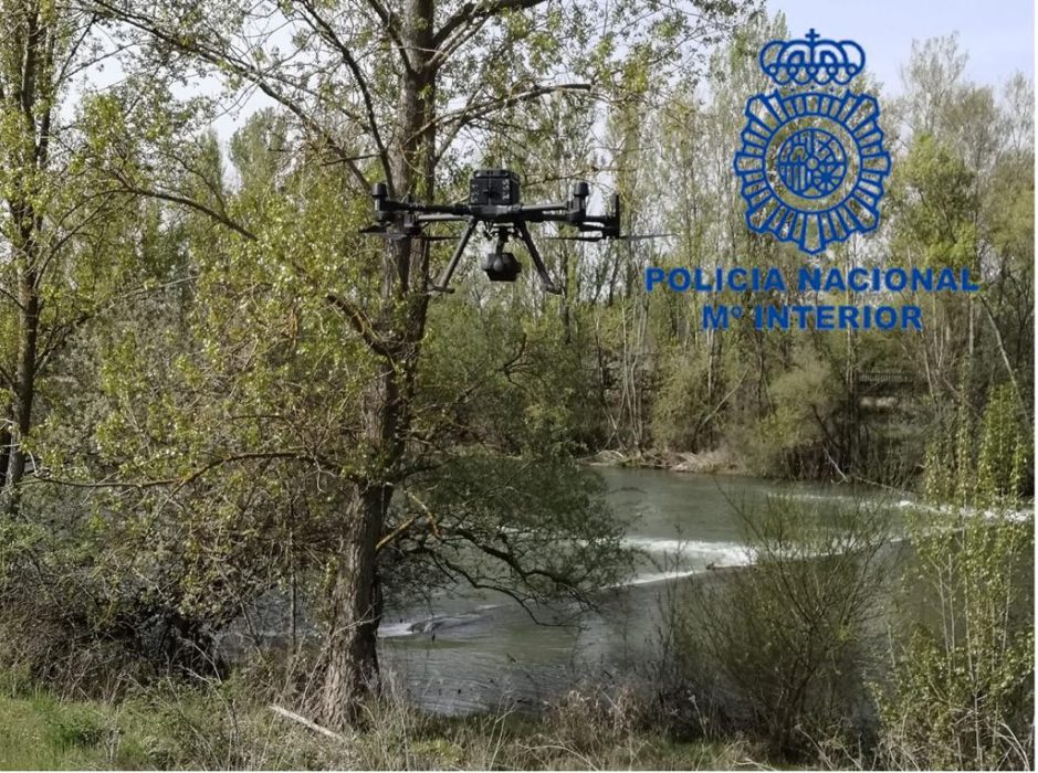 Sacan el dron para seguir con la búsqueda del desaparecido 2