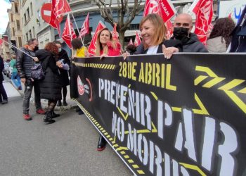 Manifestación hoy por el Día Mundial de la Seguridad y Salud