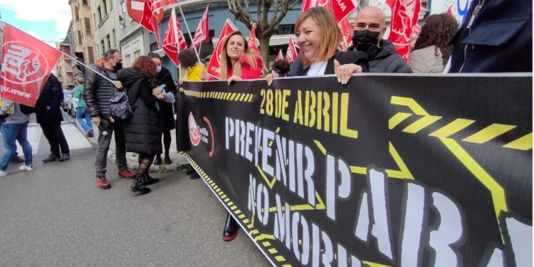 Manifestación hoy por el Día Mundial de la Seguridad y Salud