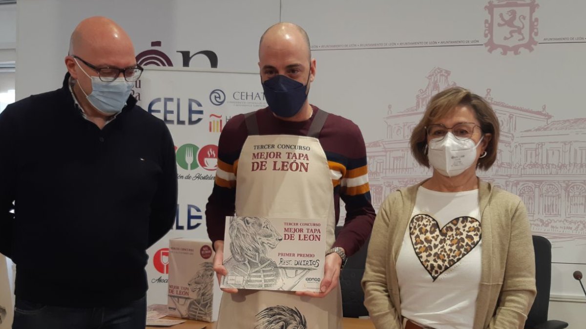 El Restaurante Delirios se alza con el primer premio del III Concurso de la Mejor Tapa de León 1