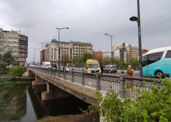 intenta saltar desde el puente de los leones