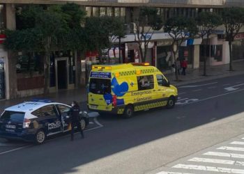 Policía nacional y emergencias en la Gran Vía de San Marcos - Digital de León