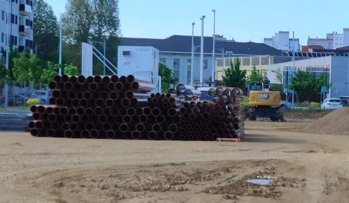 Así van las obras del nuevo centro comercial en León 1