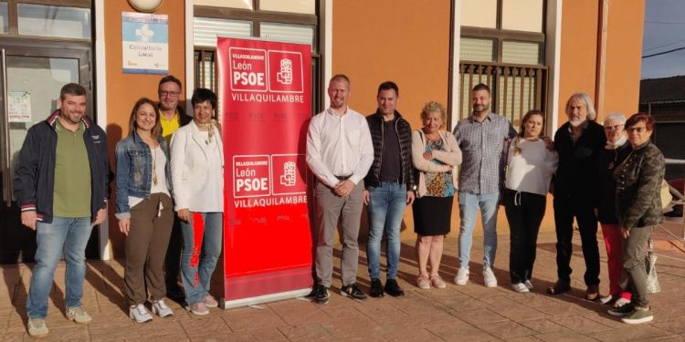 La nueva ejecutiva del PSOE de Villaquilambre