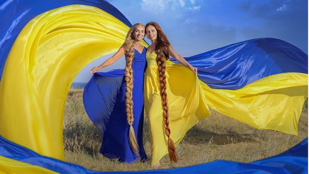 Las modelos ucranianas presumen de melena y de país