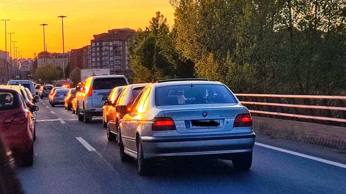 Retenciones en la entrada de León ayer a última hora