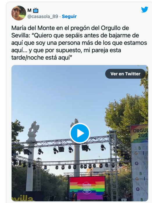 maria del monte se confiesa homosexual