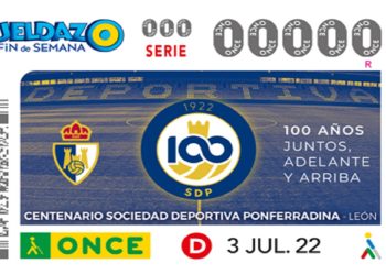 Cupón de la Once de la Ponferradina