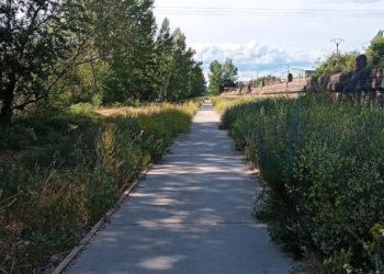 Abandono del camino paralelo al Bernesga