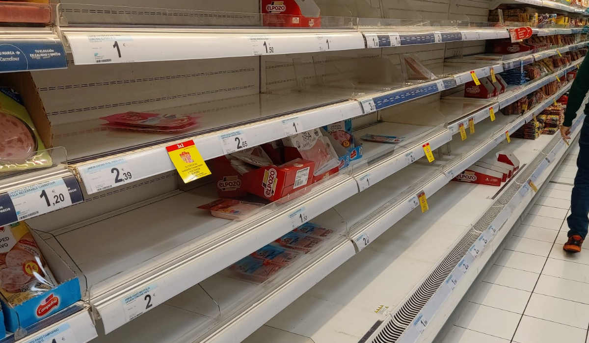 Desabastecimiento de jamón york en los supermercados de León 1