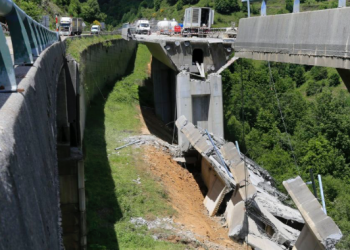 derrumbe viaducto a6