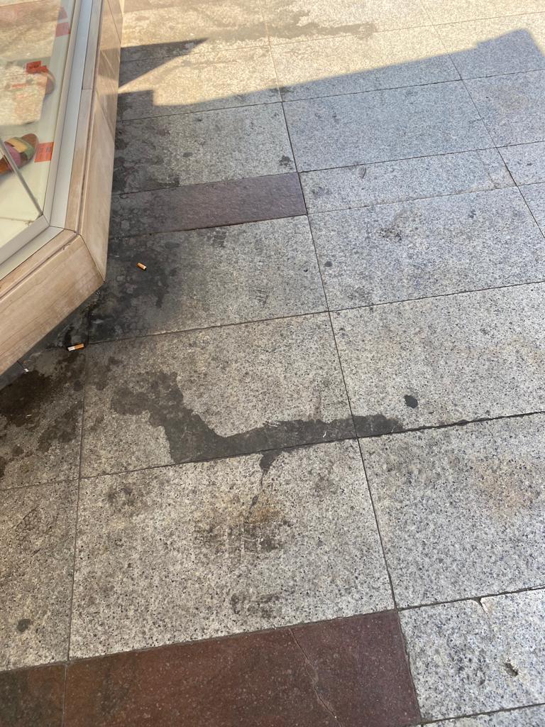 Enfado por la suciedad extrema en las calles de León 3