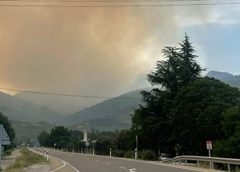 El terror de los fuegos de Ourense