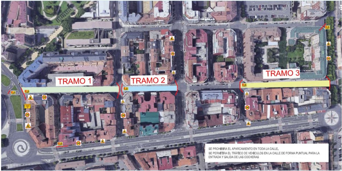 Habrá cortes de tráfico en estas calles de León 2