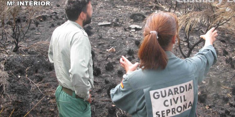 Investigado como presunto autor del incendio de Villaquejida