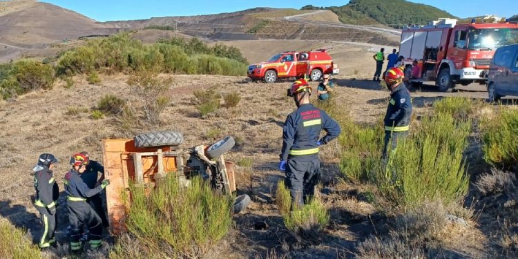 Murió al quedar atrapado por un dúmper