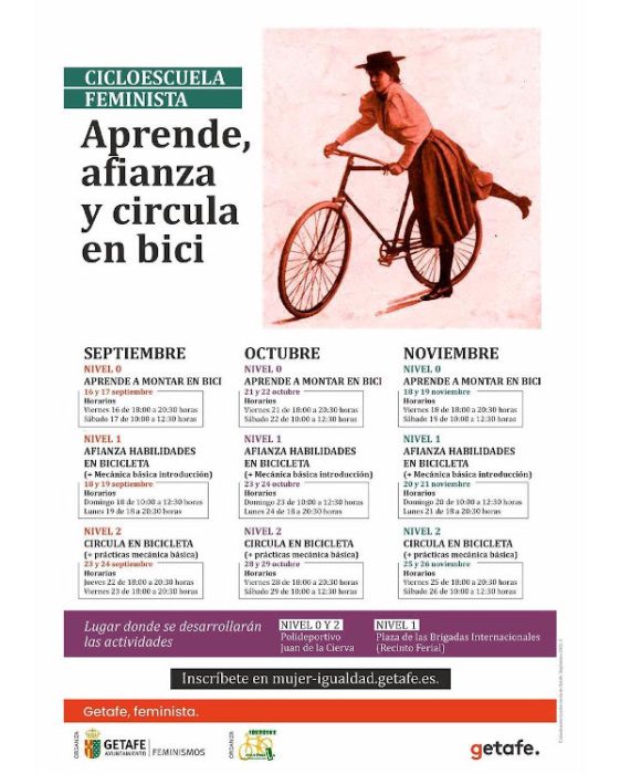 cartel cicloescuela feminista