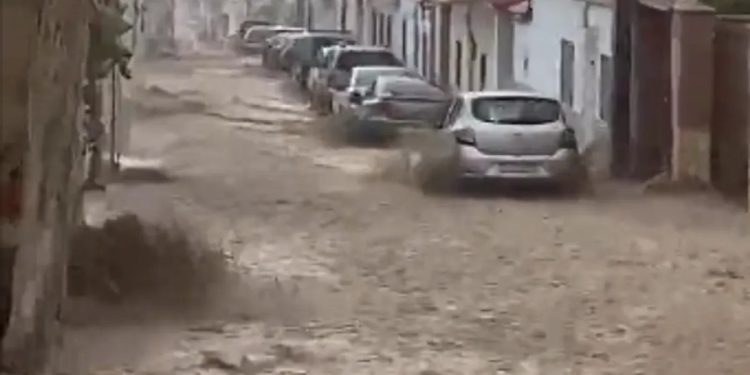 Lluvias torrenciales ayer en la Comunidad de Madrid