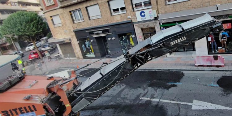 Obras en la calle Lope de Vega