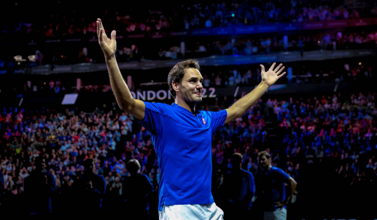 El último baile de Roger Federer 1