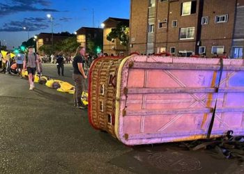 Cae globo aeroestático en Valladolid