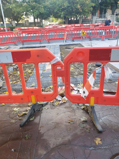 Las obras de la calle Dos Hermanas se cobran su primera víctima 14