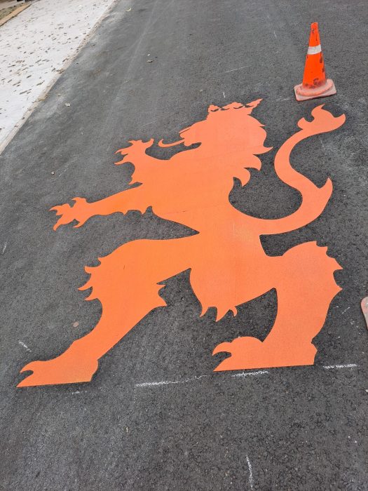 Así son los leones que pinta el alcalde en las calles de León 2