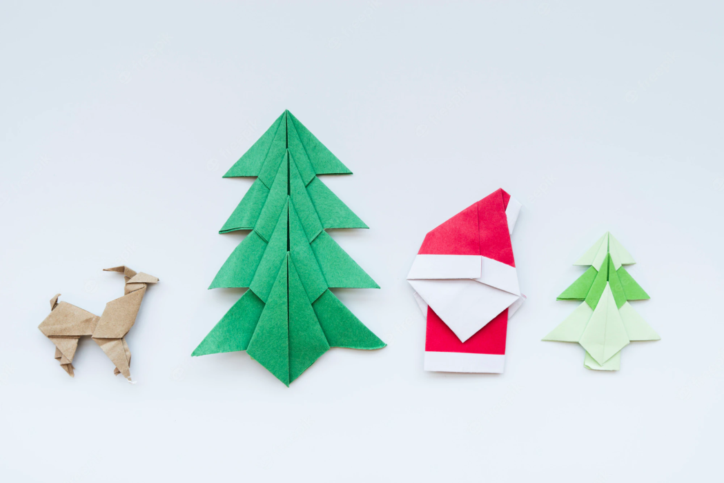 Origami navideño, figuras sencillas para hacer en familia 1