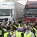 Inicio del paro de transportistas en España