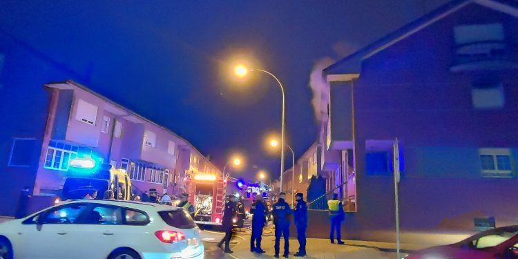 Incendio en una vivienda en La Sal