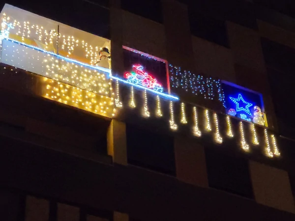 La increíble decoración navideña de este piso de León 1