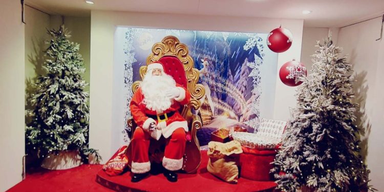 Papá Noel se instala en El Corte Inglés