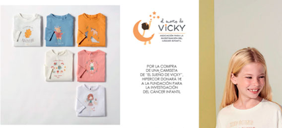 El Corte Inglés apoya a la Fundación 'El Sueño de Vicky' CON 34.142 euros para investigar el cáncer infantil 1