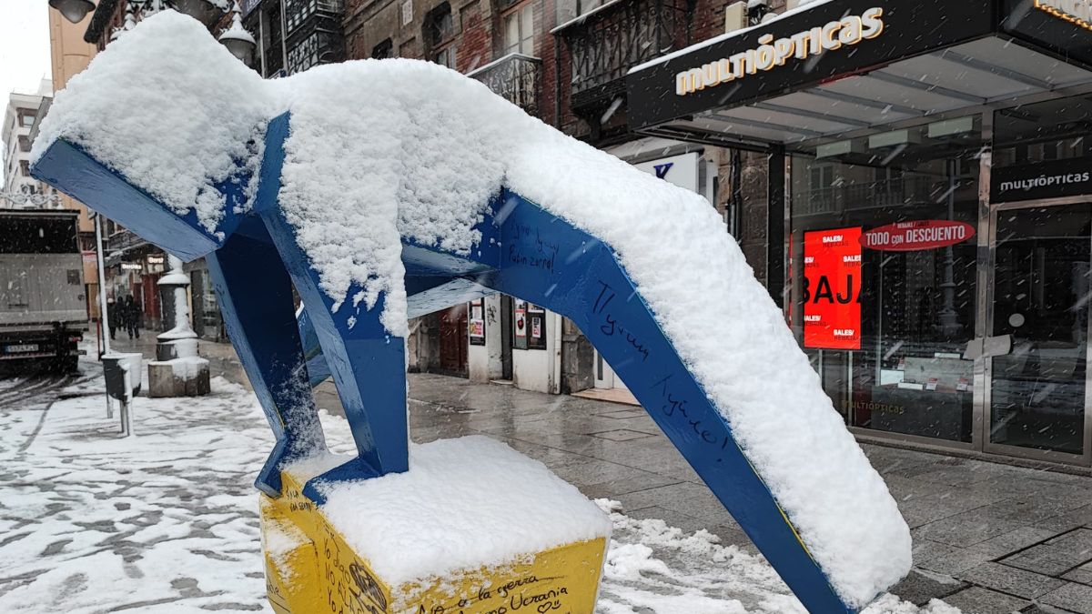 Las mejores fotografías de la primera nevada del año en León 13
