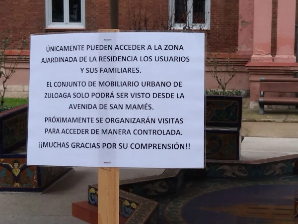La residencia de San Mamés prohíbe el acceso a la fuente de Zuloaga 1