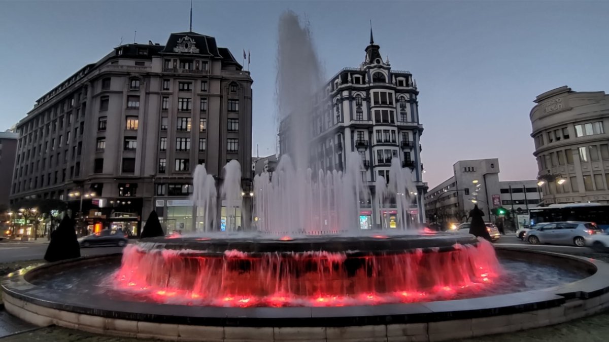 La fuente más bonita de León