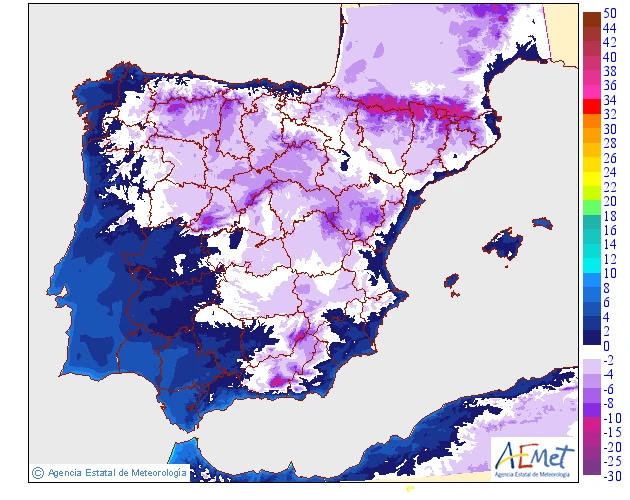 La AEMET confirma el frío polar con zonas de -12ºC en Castilla y León 1