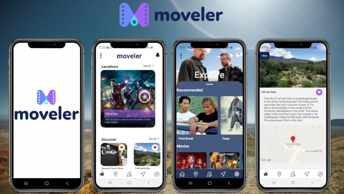 Now it is possible to make your movie trip with Moveler, the new app for moviegoers
