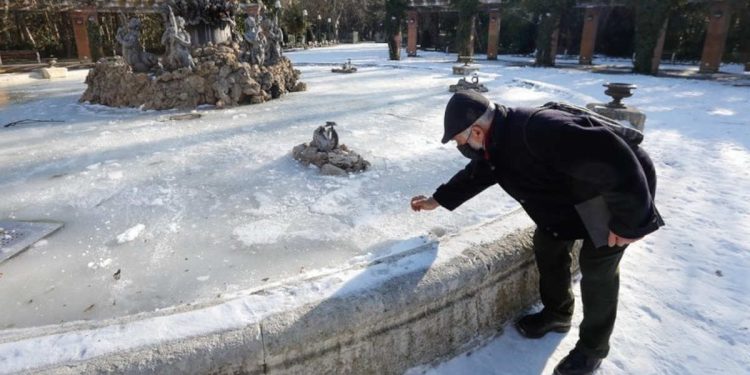 Temperaturas bajo cero en León