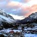 Paisaje de Valle de Valdeón nevado