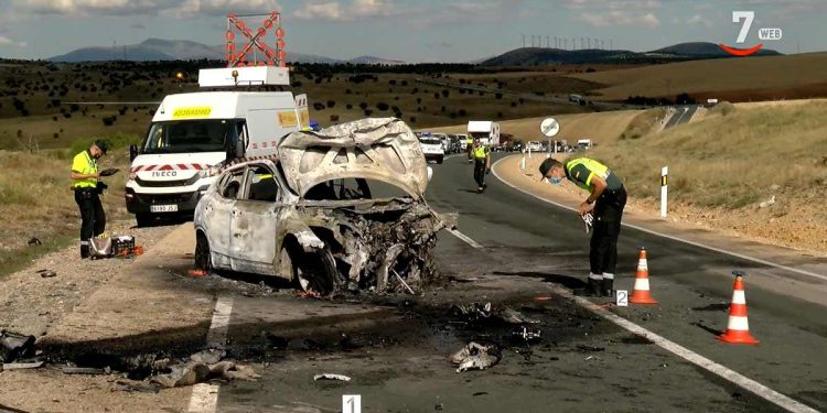 Accidente en la N-122 de Soria