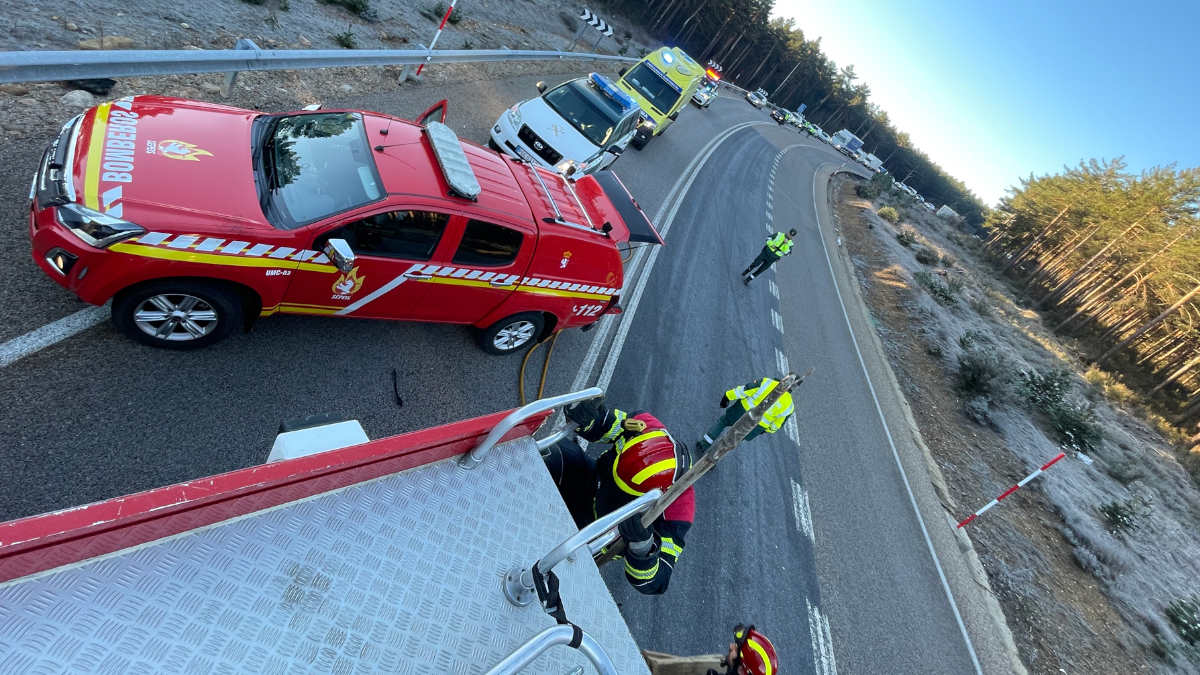 Las impactantes imágenes del bestial accidente en El Rabizo 1